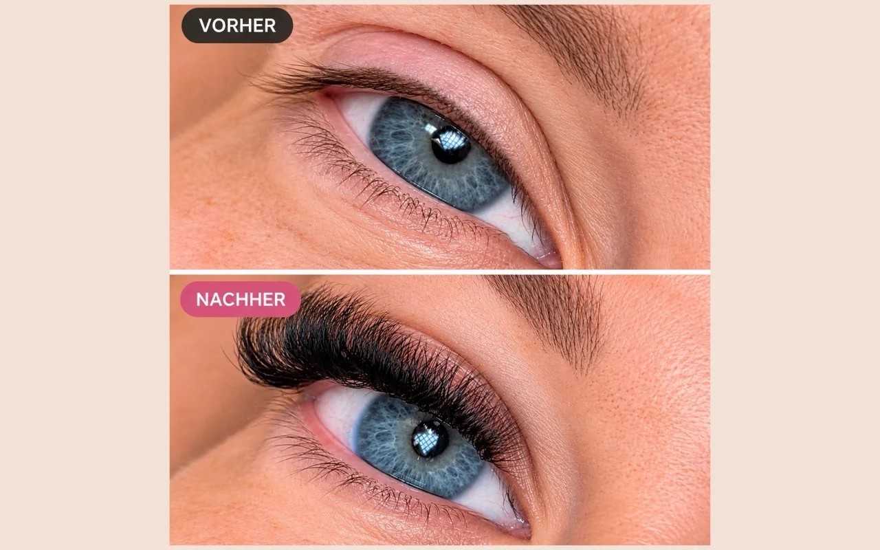 Wimpernverlängerung 1:1 Technik bei Allure by Tanja